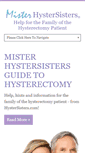 Mobile Screenshot of misterhystersisters.com