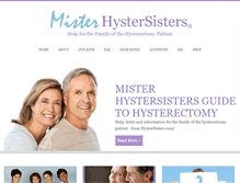 Tablet Screenshot of misterhystersisters.com